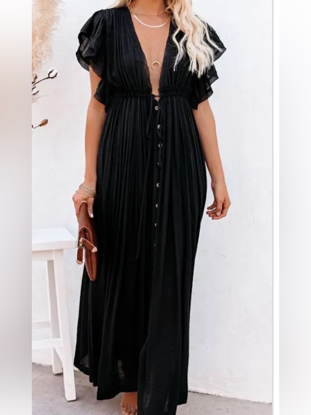 Vici maxi dress NWT